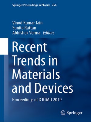 cover image of Recent Trends in Materials and Devices